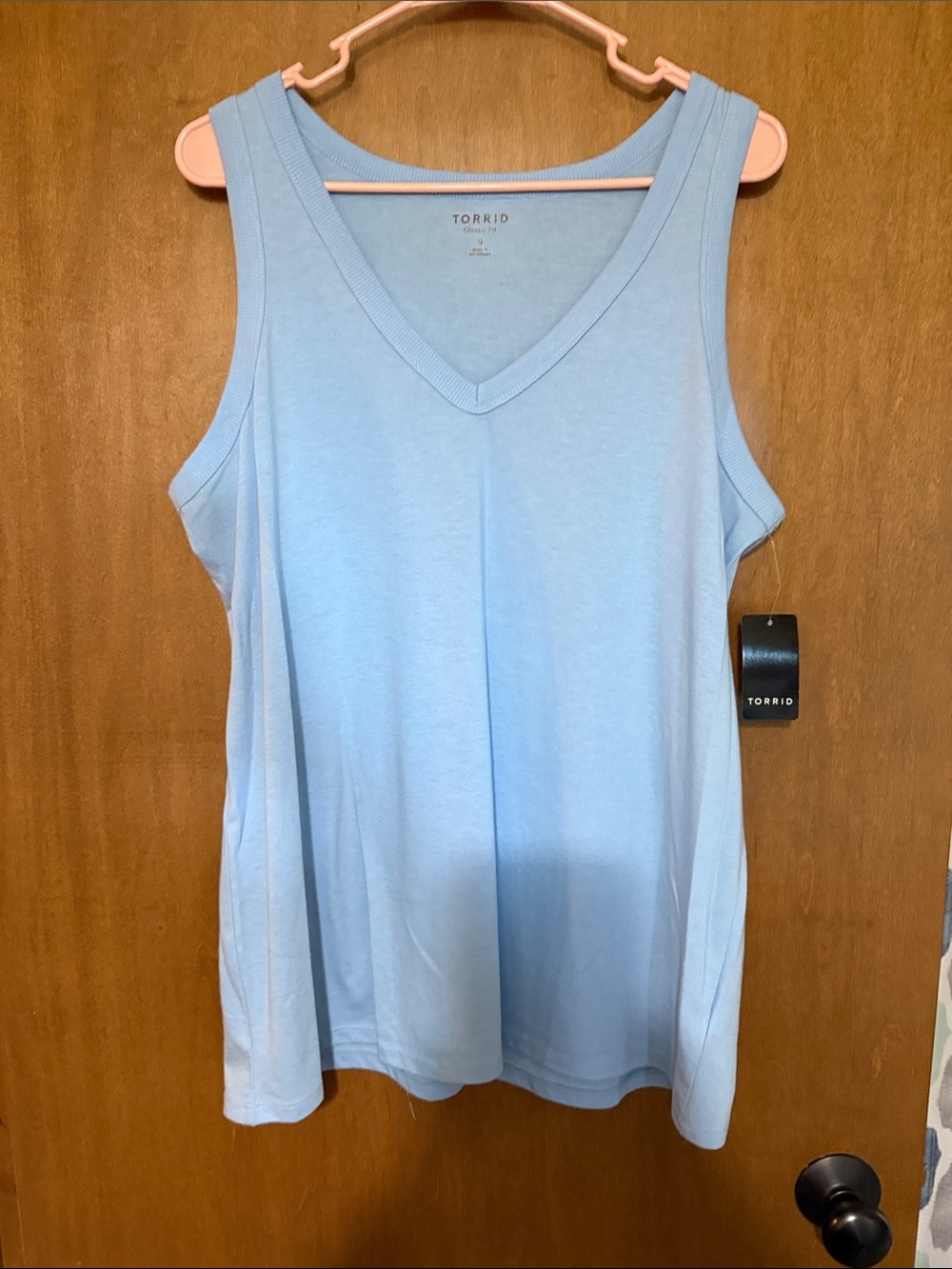 NWT torrid Sky Blue V-Neck Tank Top